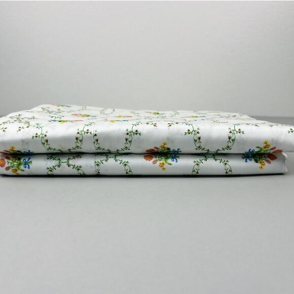 Hill House Home Sheet Set QUEEN Pastel Trellis Floral English Garden NWOT - Picture 7 of 14